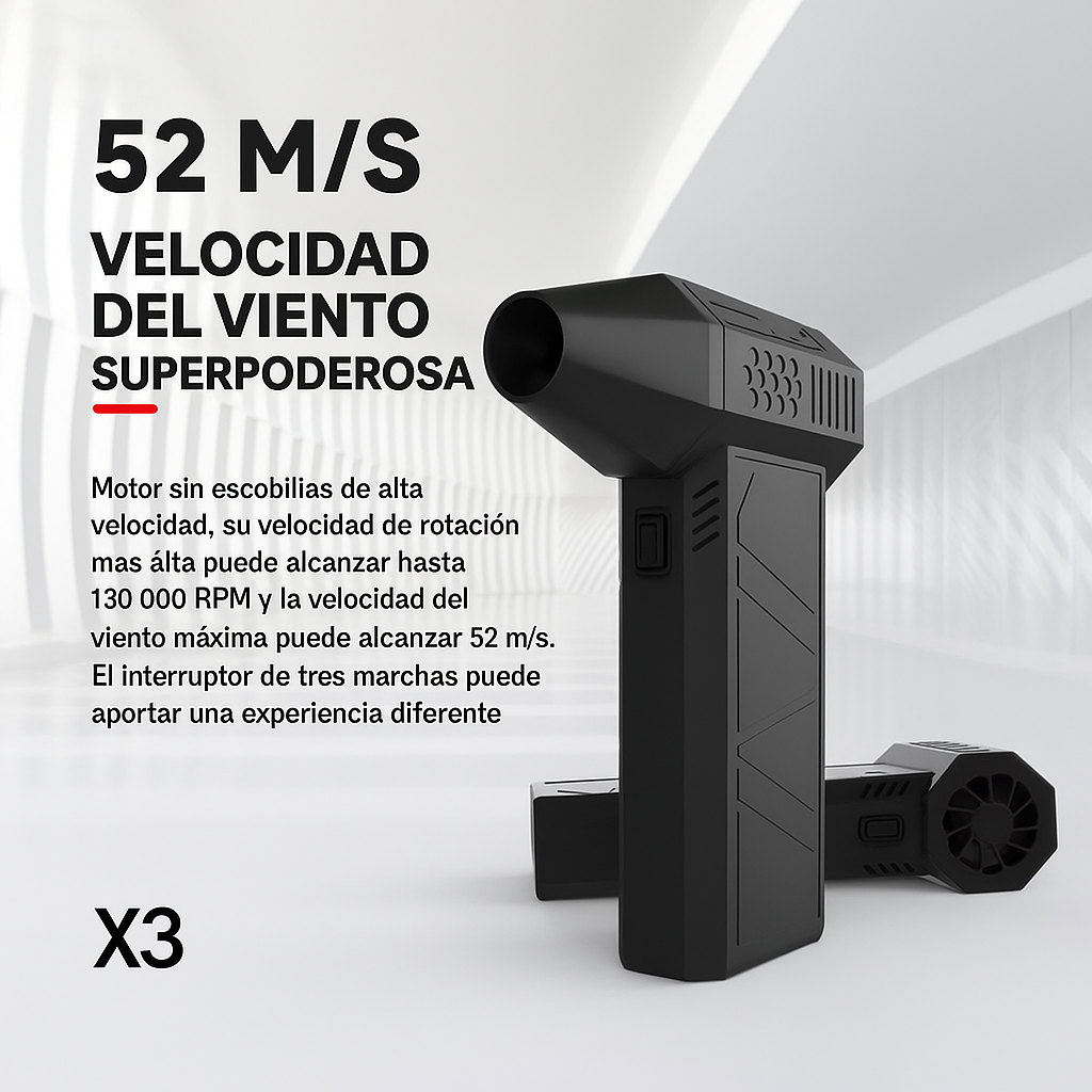 Soplador Portátil Turbo