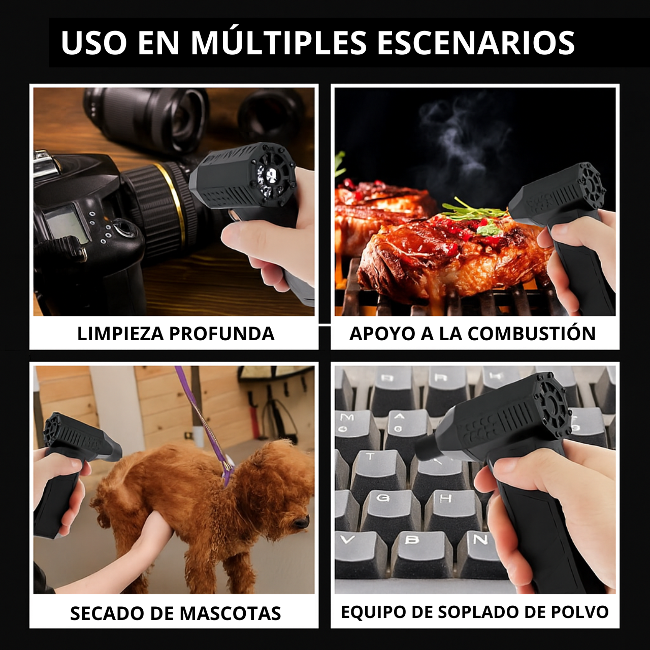 Soplador Portátil Turbo
